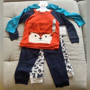 NWT Koala Boys 4-Piece Set – LS Tee, Sweatershirt & 2 Fleece Joggers Size 3T